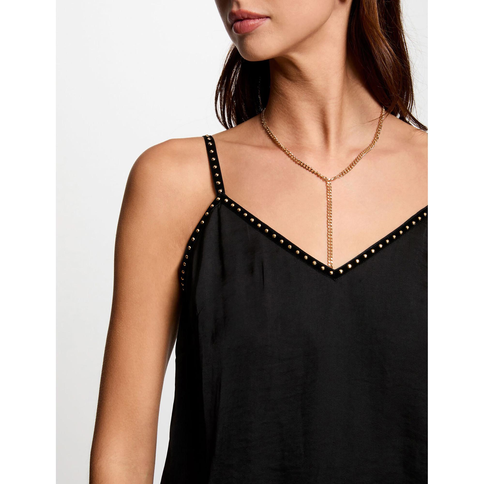 MORGAN Genietetes V-Ausschnitt Cami Top  