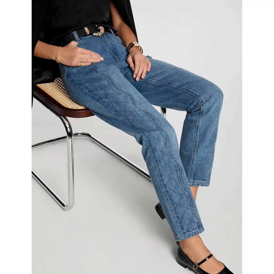 Morgan - Jeans, für Damen, Blau Denim, Größe 42