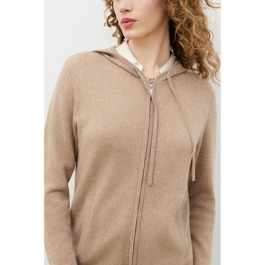 Caroll Gilet con cappuccio e zip  