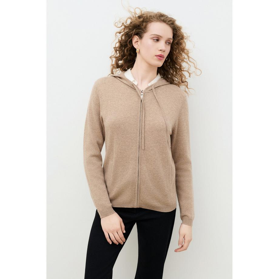 Caroll Gilet con cappuccio e zip  