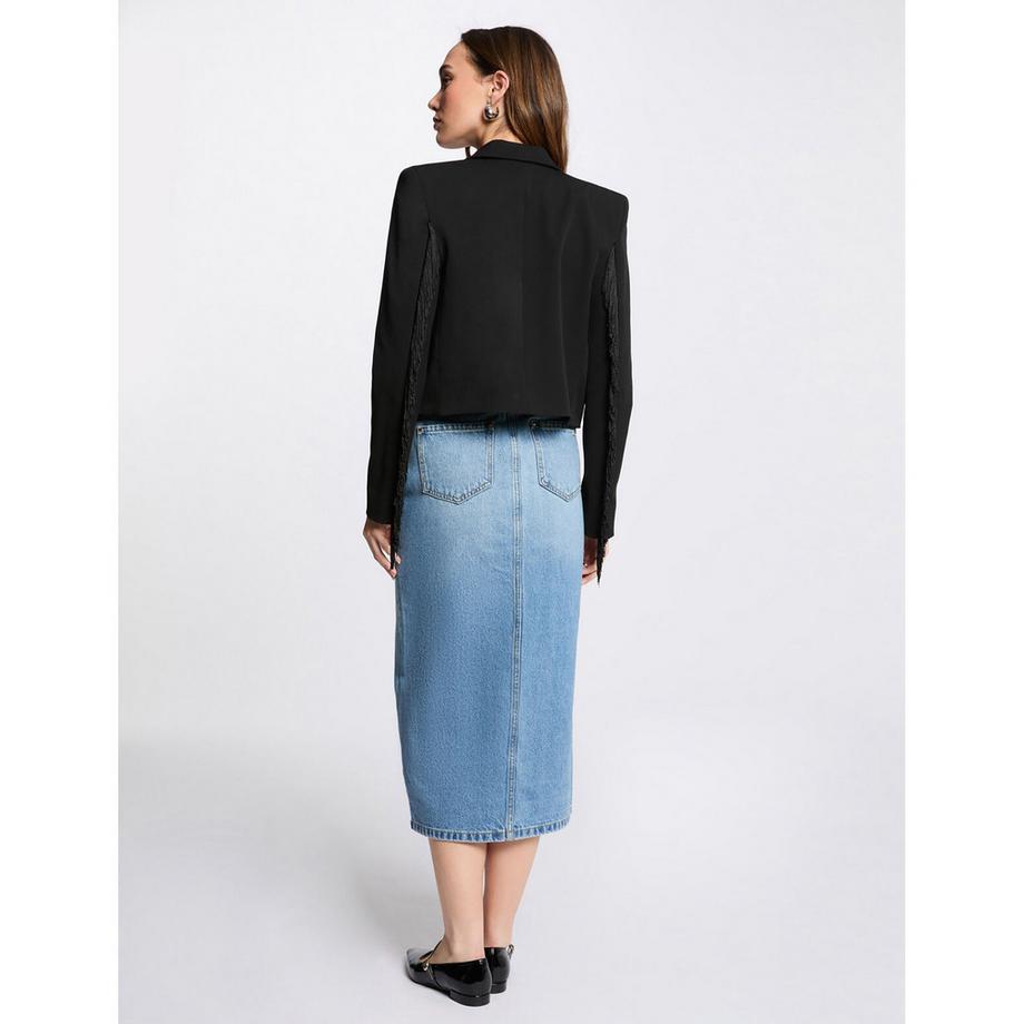 MORGAN Veste Détail Franges  