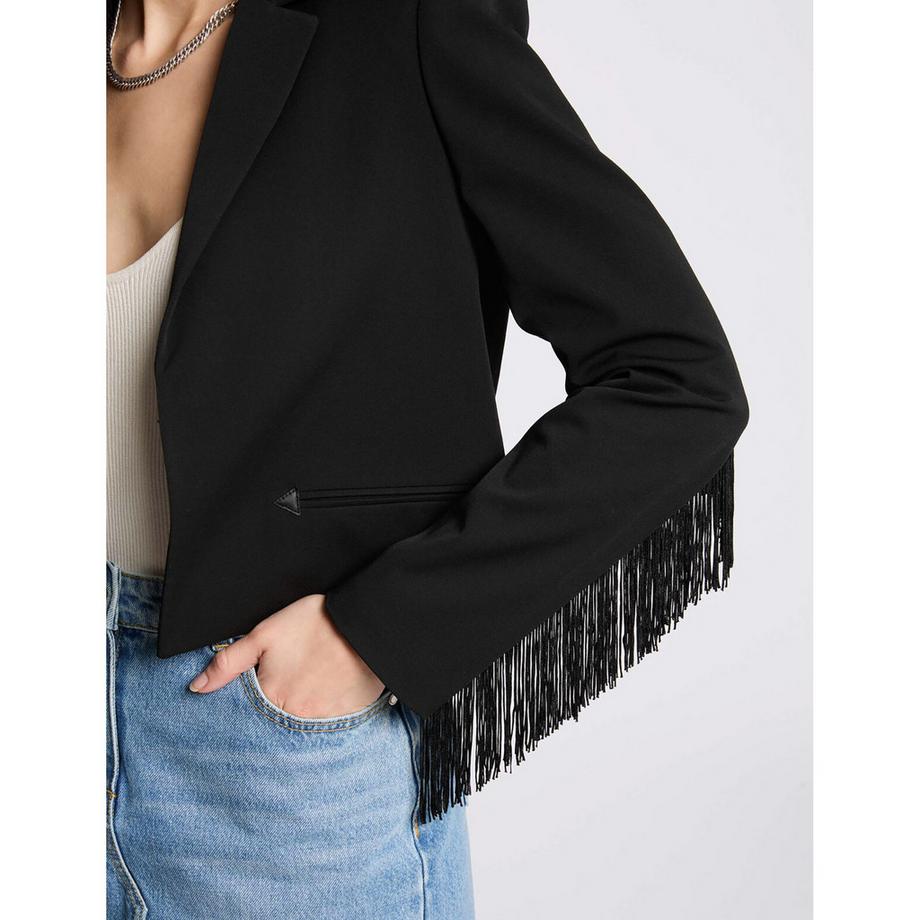 MORGAN Veste Détail Franges  