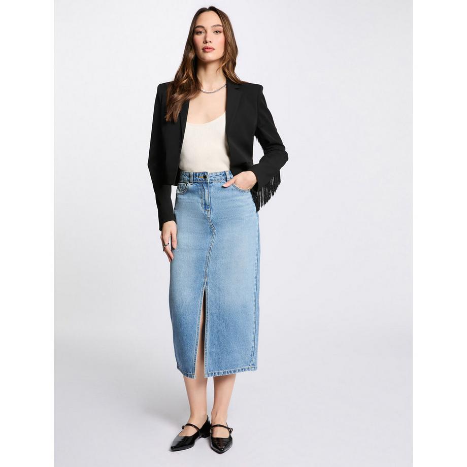 MORGAN Veste Détail Franges  