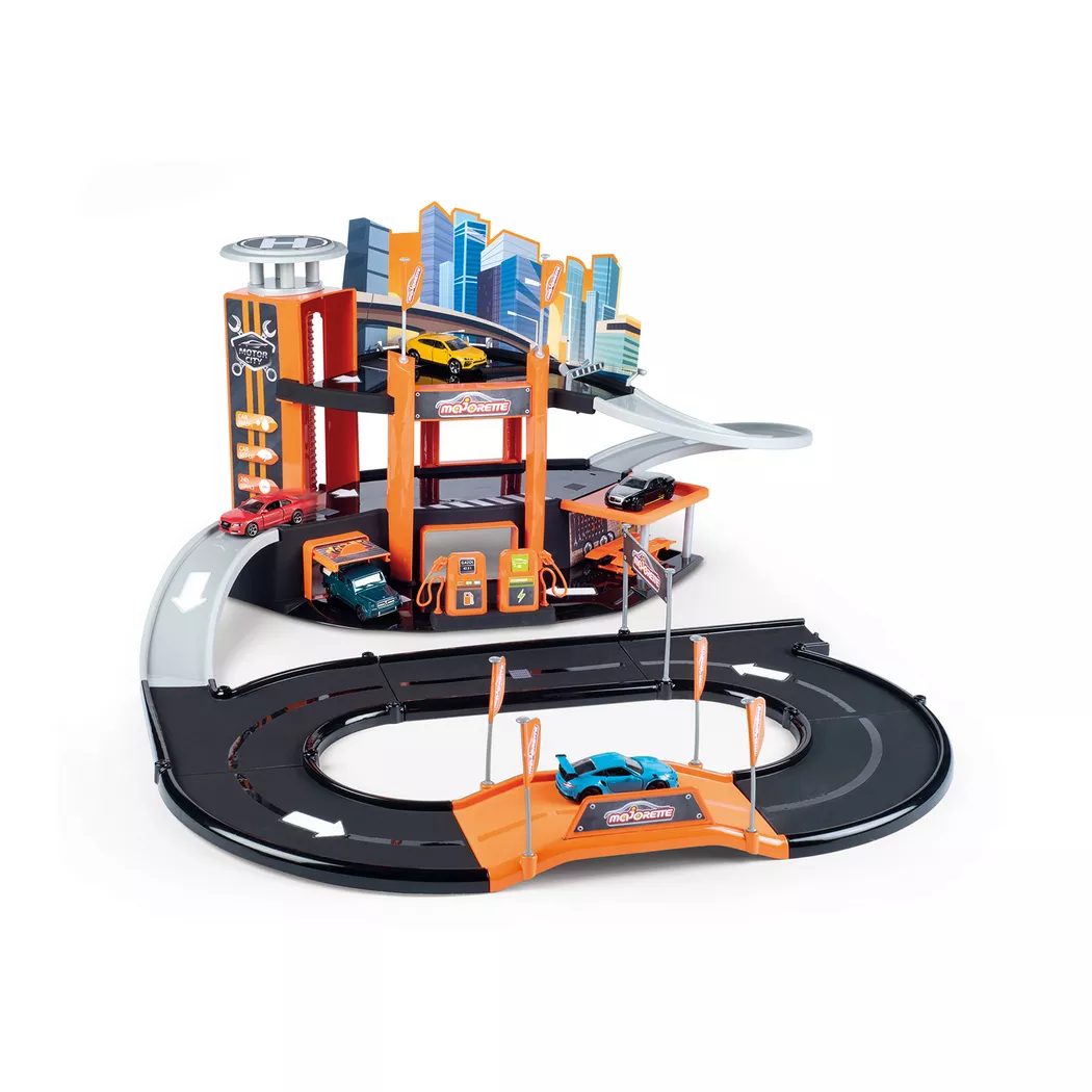 Majorette Garage Motor City Plus Multicolor