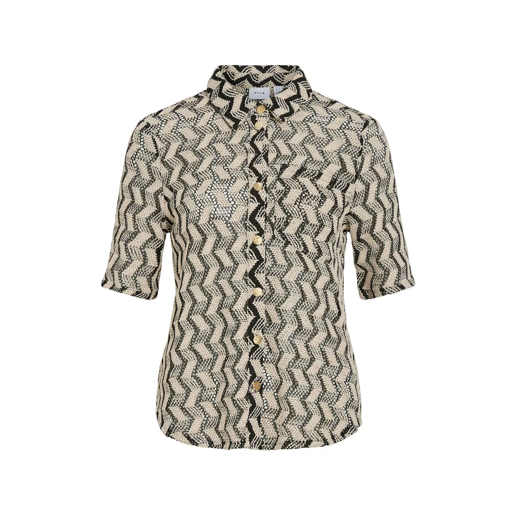 VILA - Bluse, für Damen, Zweifarbig, Größe M