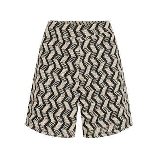 VILA Short Motif Zigzag Coupe Relaxed Fit  