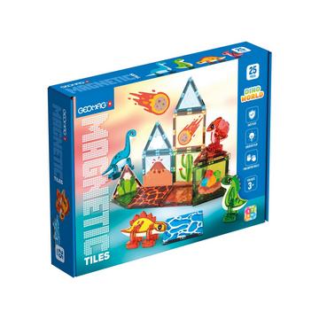 Magnetic Tiles Gems Dino World, 25 Teile