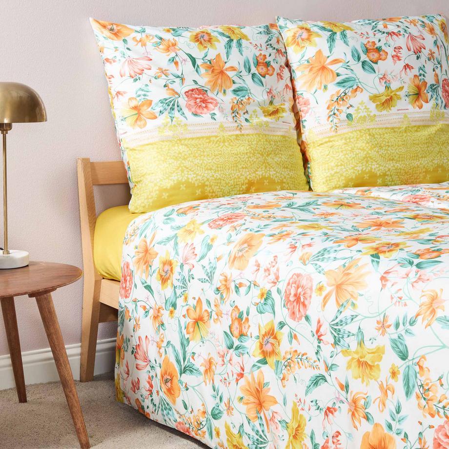 bassetti Casablanca Blumenmuster Kissenbezug  