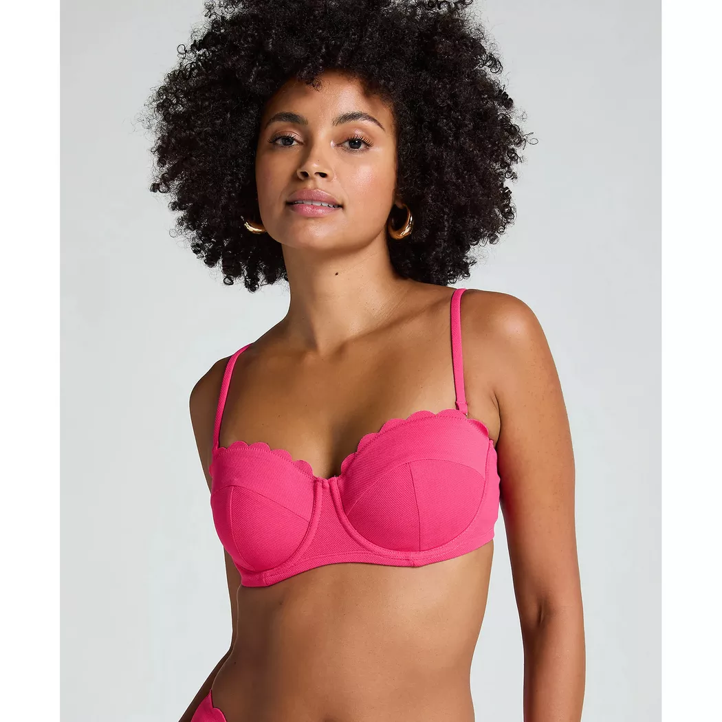 Hunkemöller - Bikini Oberteil mit Bügel, für Damen, Pink Größe 75F