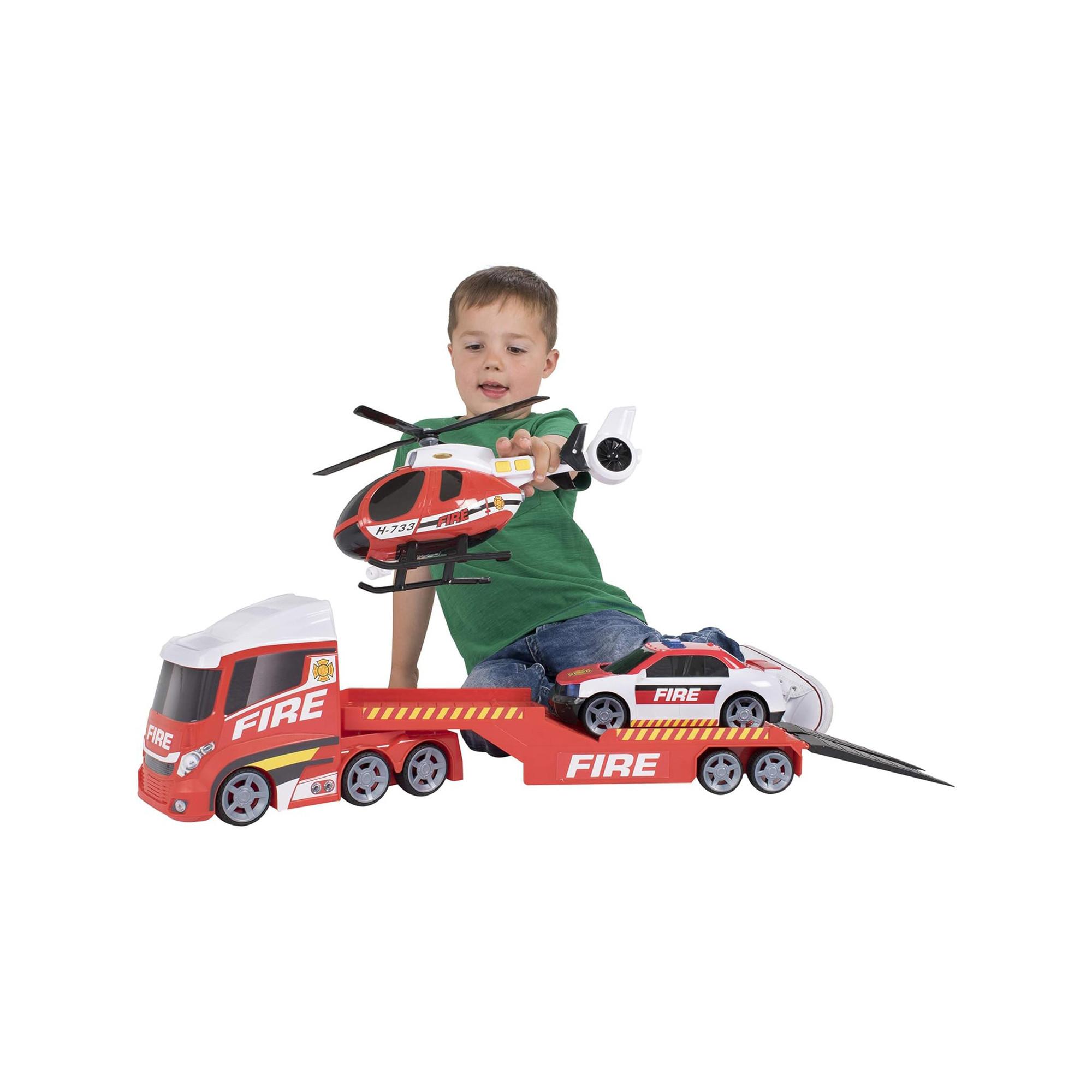 HTI  Teamsterz Fire Heli Transporter 