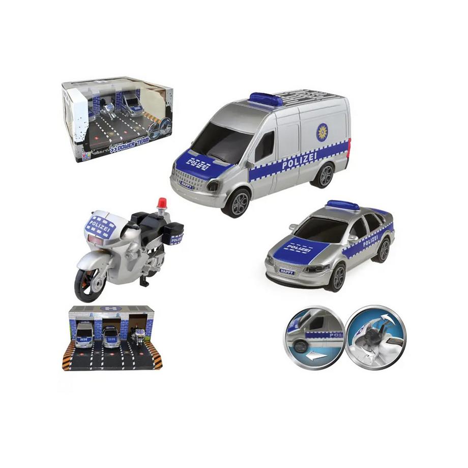 Happy People  Polizei-Set, 3-teilig 