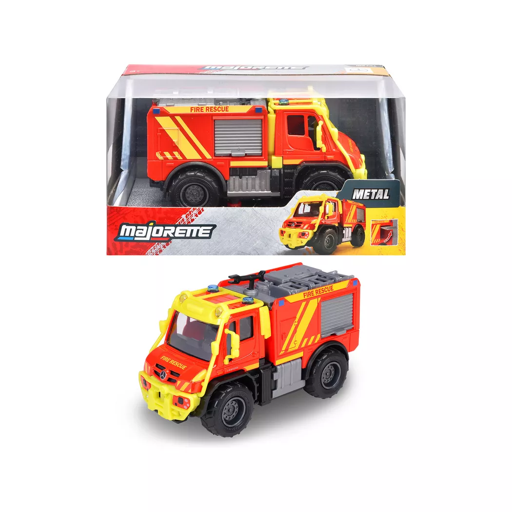Majorette - Unimog U530 Fire Truck, Multicolor