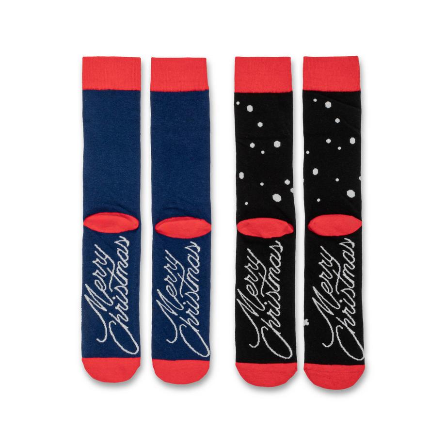 Manor Man Men Funny Xmas Socks 2P  