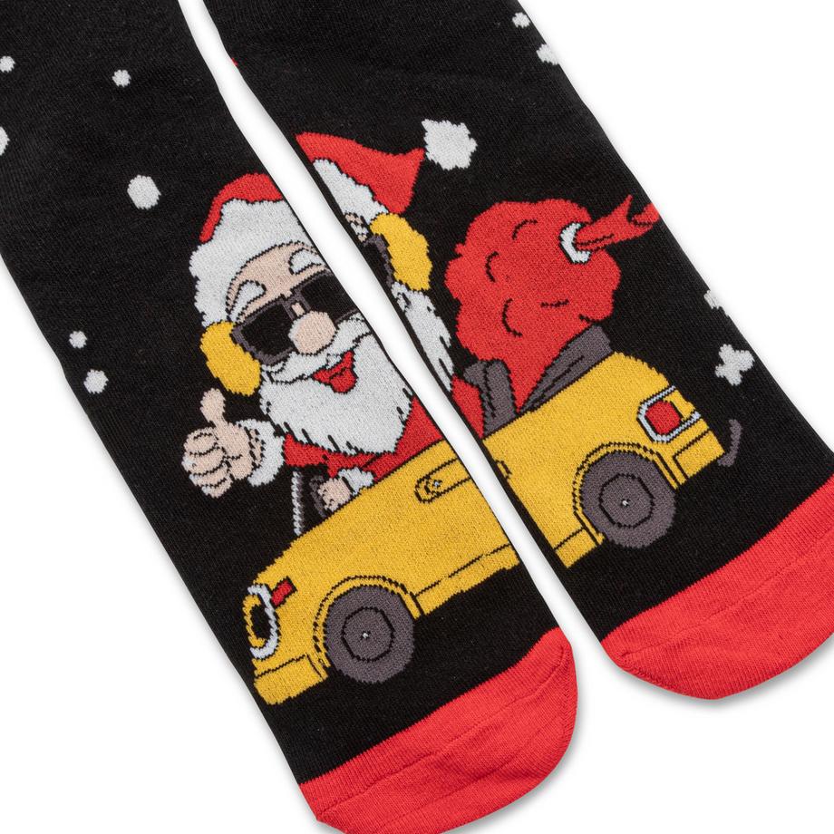 Manor Man Men Funny Xmas Socks 2P  