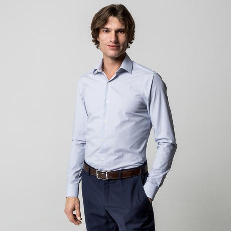 CALVIN KLEIN Hemden Gestreiftes Slim Fit Langarmhemd  