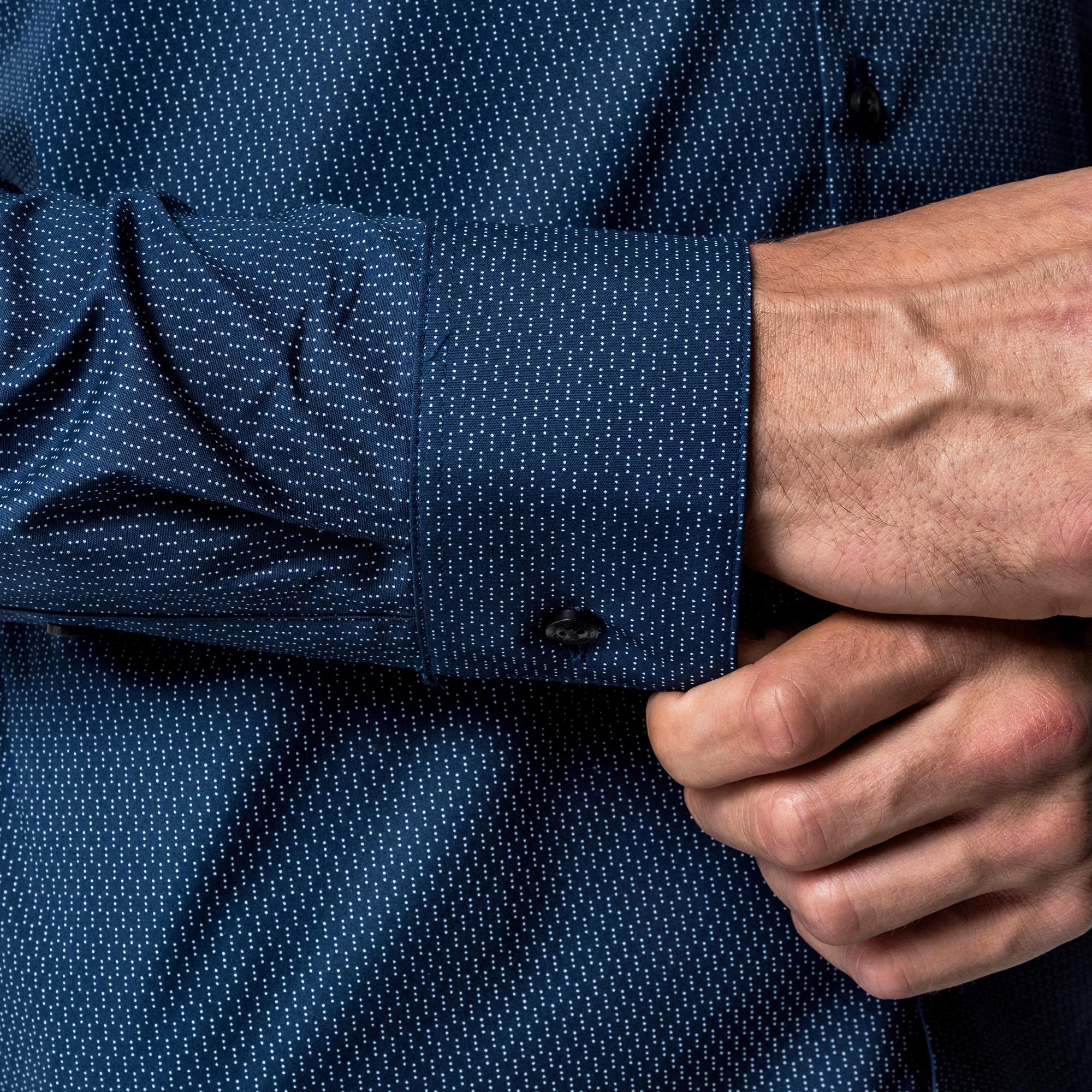 CALVIN KLEIN Hemden Gemustertes Slim Fit Langarmhemd  