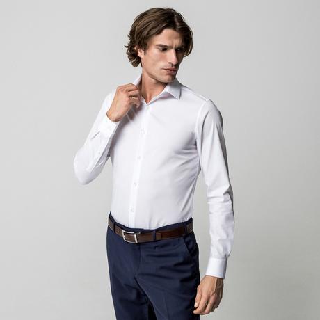 CALVIN KLEIN Hemden Herren Slim Fit Kent Kragen Langarmhemd  