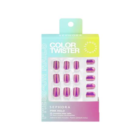 SEPHORA  Color Twister - Set mit wiederverwendbaren künstlichen Nägeln und Klebestreifen 