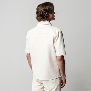 Manor Man Kurzarm Denim Hemd  