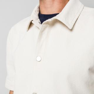 Manor Man Kurzarm Denim Hemd  