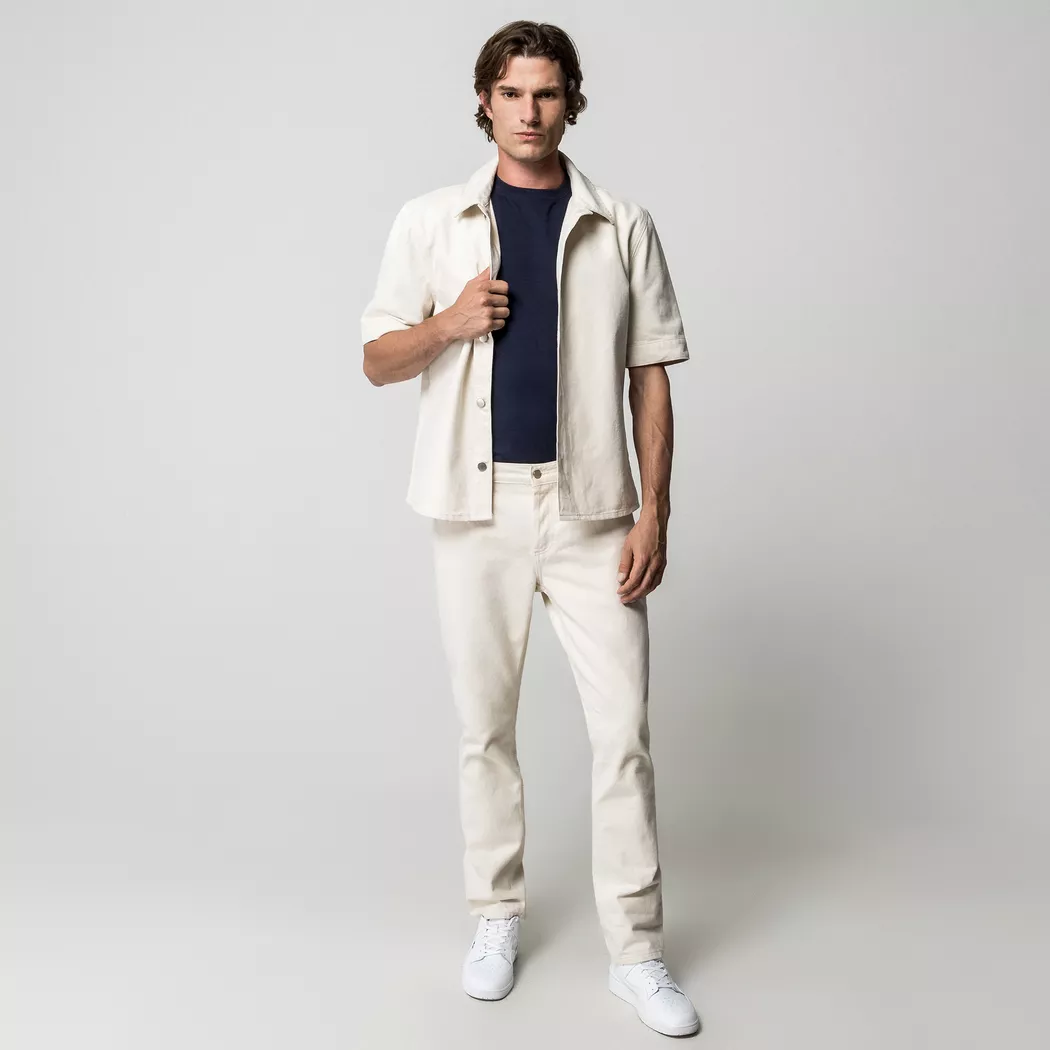 Manor Man - Jeans, für Herren, Ecru, Größe W38/L32