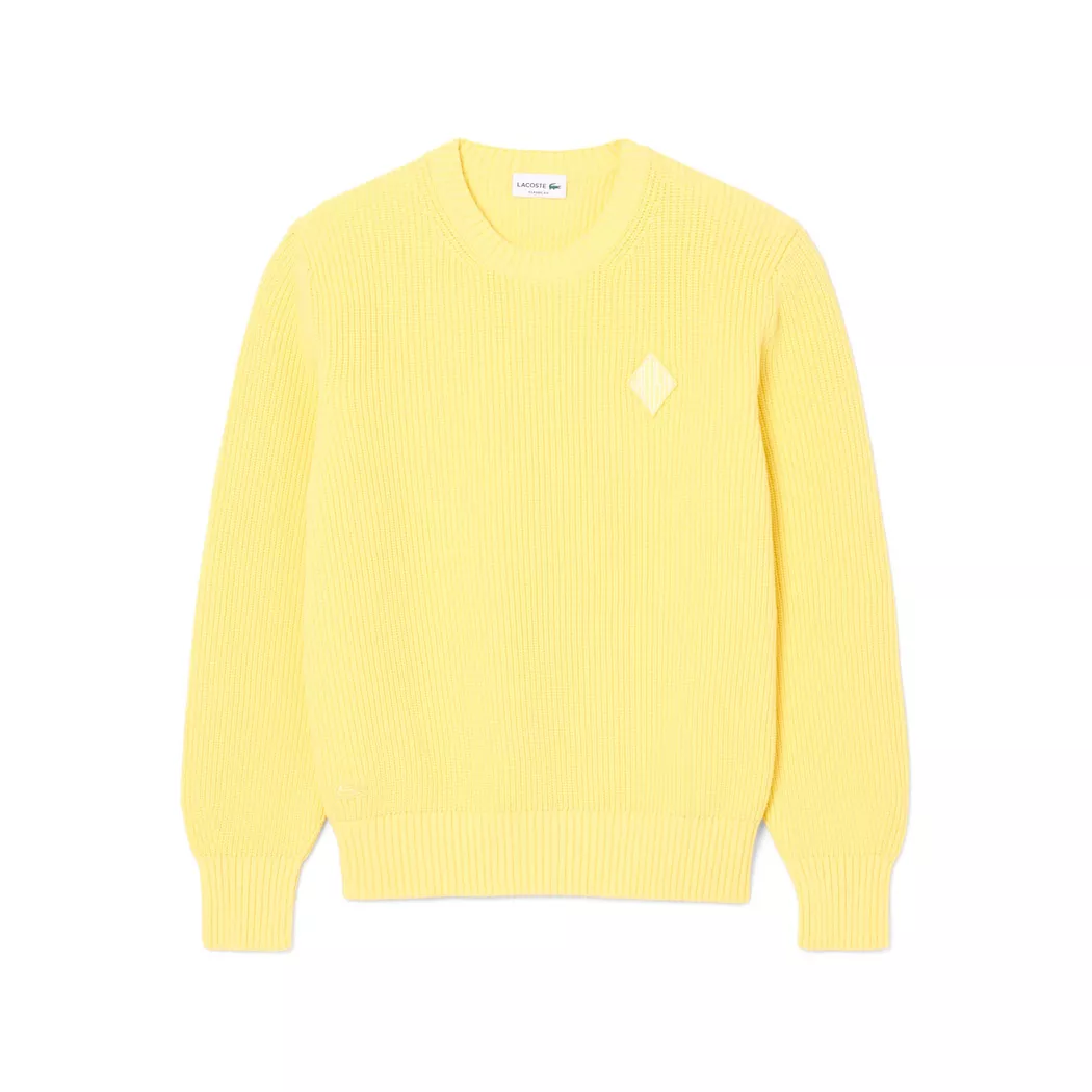 Lacoste - Pull - Taille T3 Jaune homme