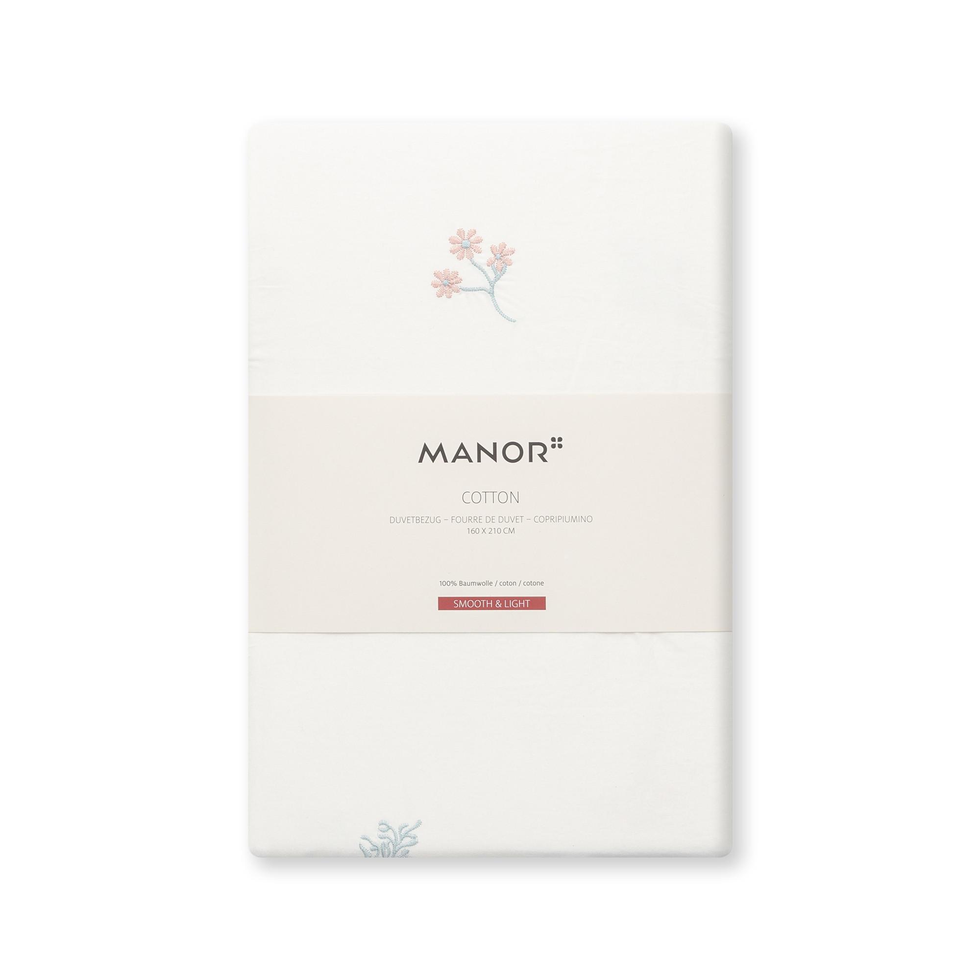 Manor Ambra Duvetbezug Blumenstickerei  