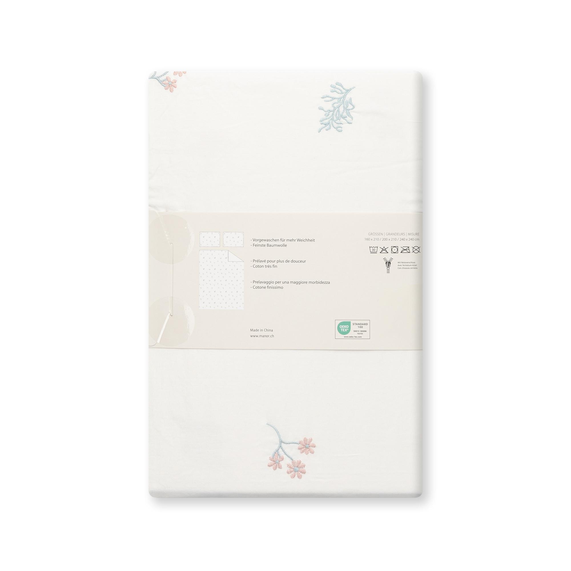 Manor Ambra Duvetbezug Blumenstickerei  