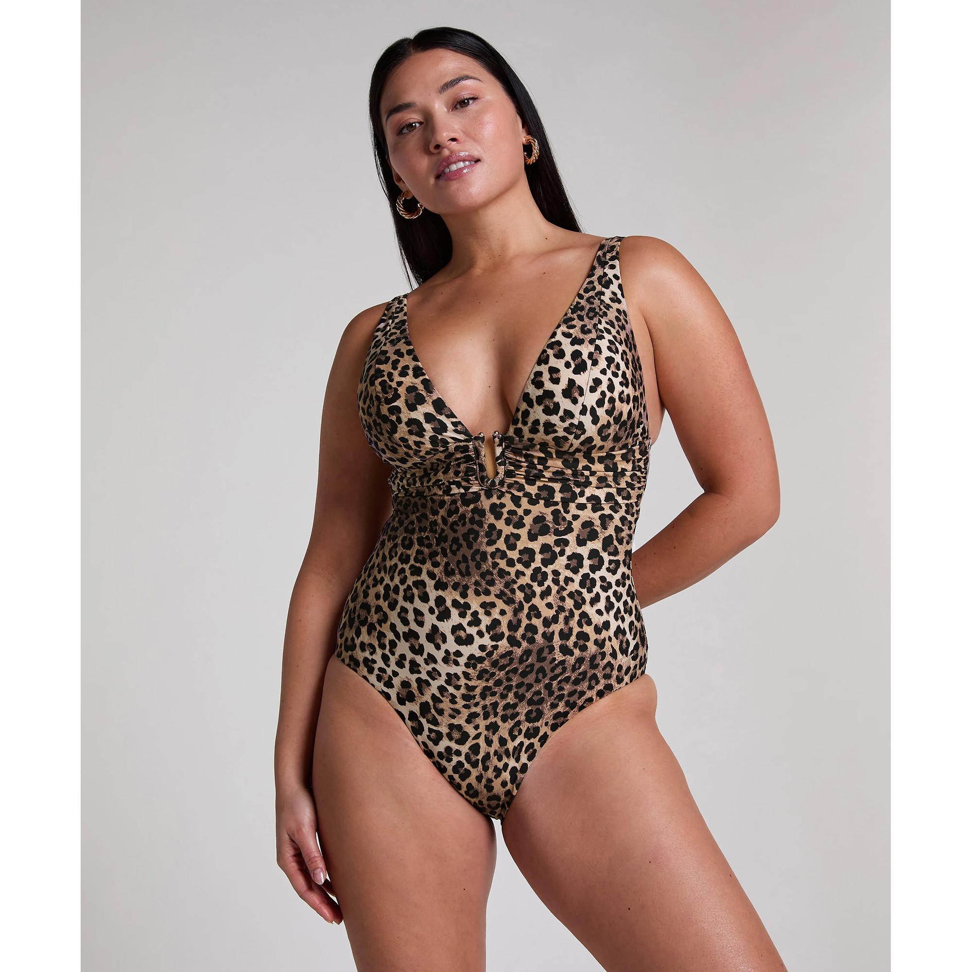 Hunkemöller Formender Badeanzug mit Nieten-Detail  