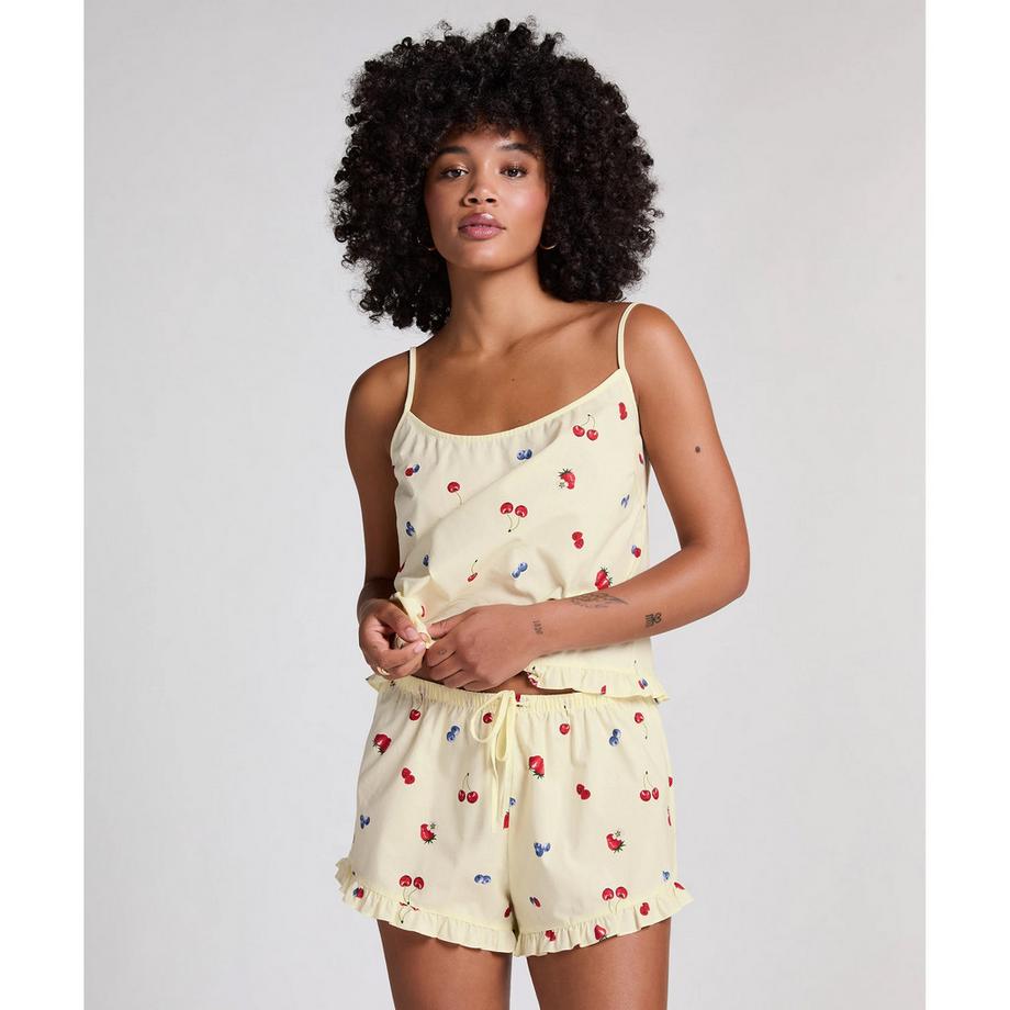 Hunkemöller Short à Imprimé Fruits et Ourlet Volanté  