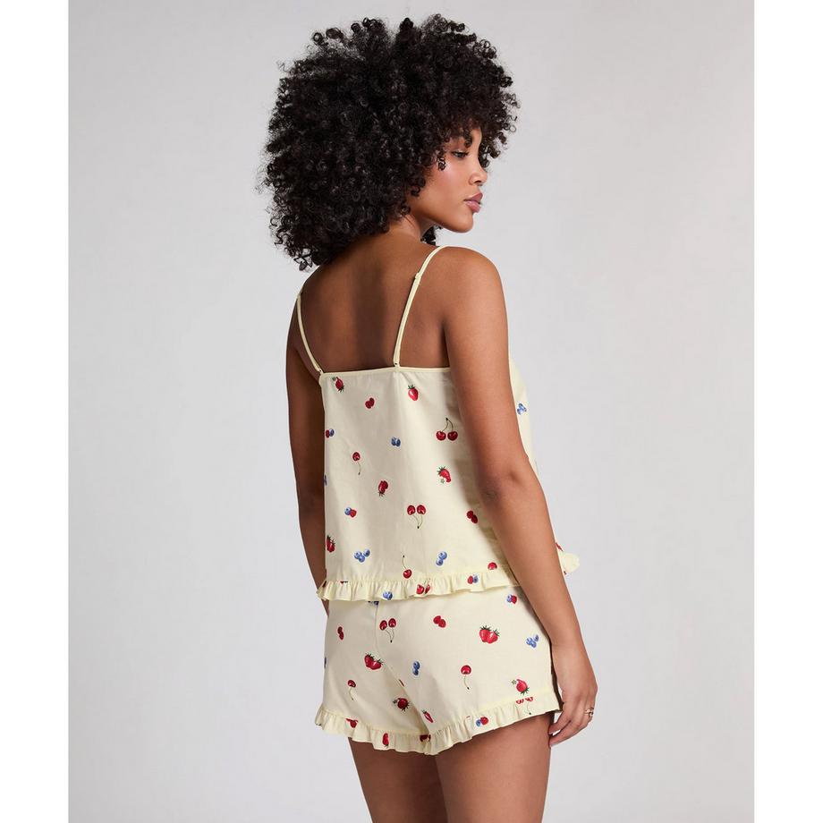 Hunkemöller Short à Imprimé Fruits et Ourlet Volanté  