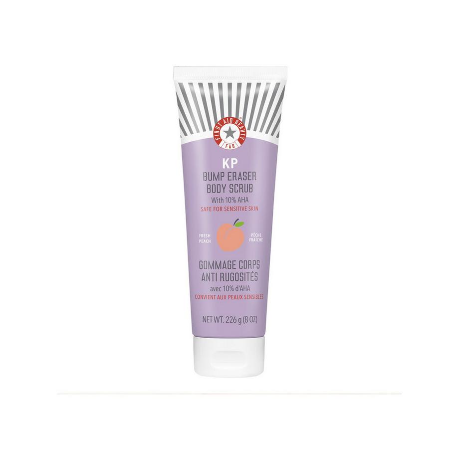 KP Body Scrub with 10% AHA, Fresh Peach -  Gommage corps aux AHA, Pêche Fraîche