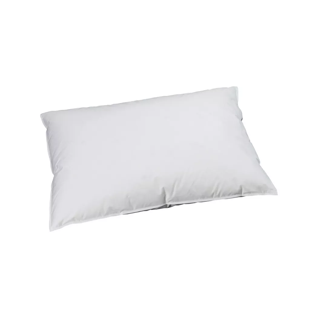 billerbeck Edition - Festes 3-Kammer-Daunen-/Federkopfkissen, Minna Clima Soft Festes 3-Kammer-Daunen Federkopfkissen, 50 x 90 cm, Weiss