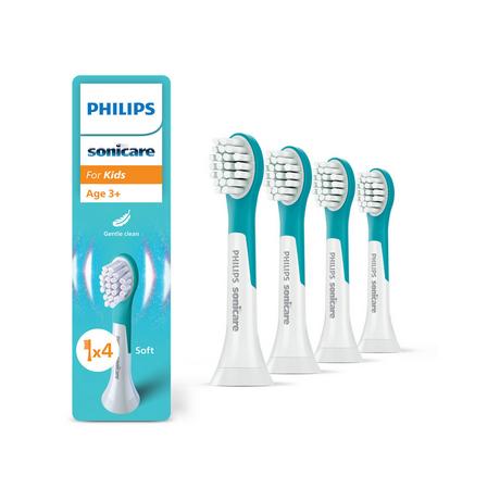 PHILIPS Bürstenköpfe Sonicare for Kids For Kids (Age 3+), pack di 4 