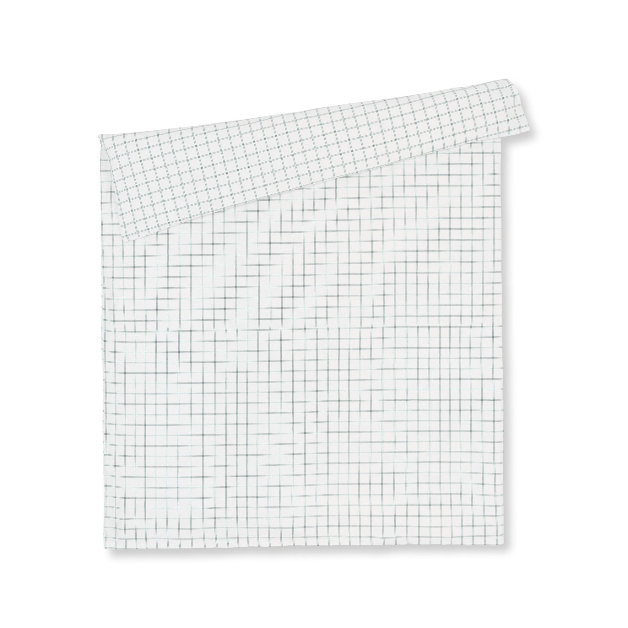 Manor Alpi Housse de Couette Percale à Carreaux  