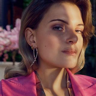 Sif Jakobs Carrara X Grande Orecchini a cerchio 