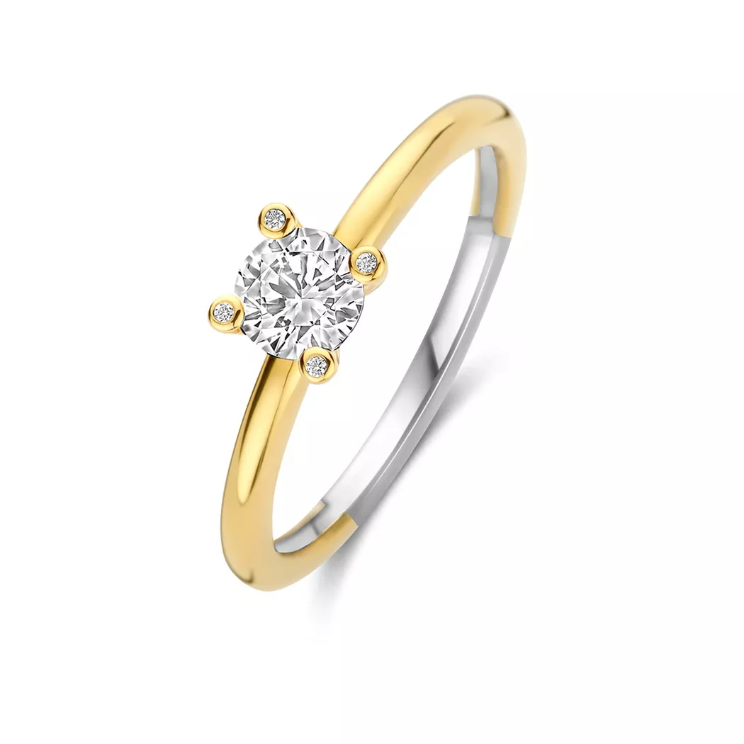 TI SENTO - Ring, 50, Zweifarbig