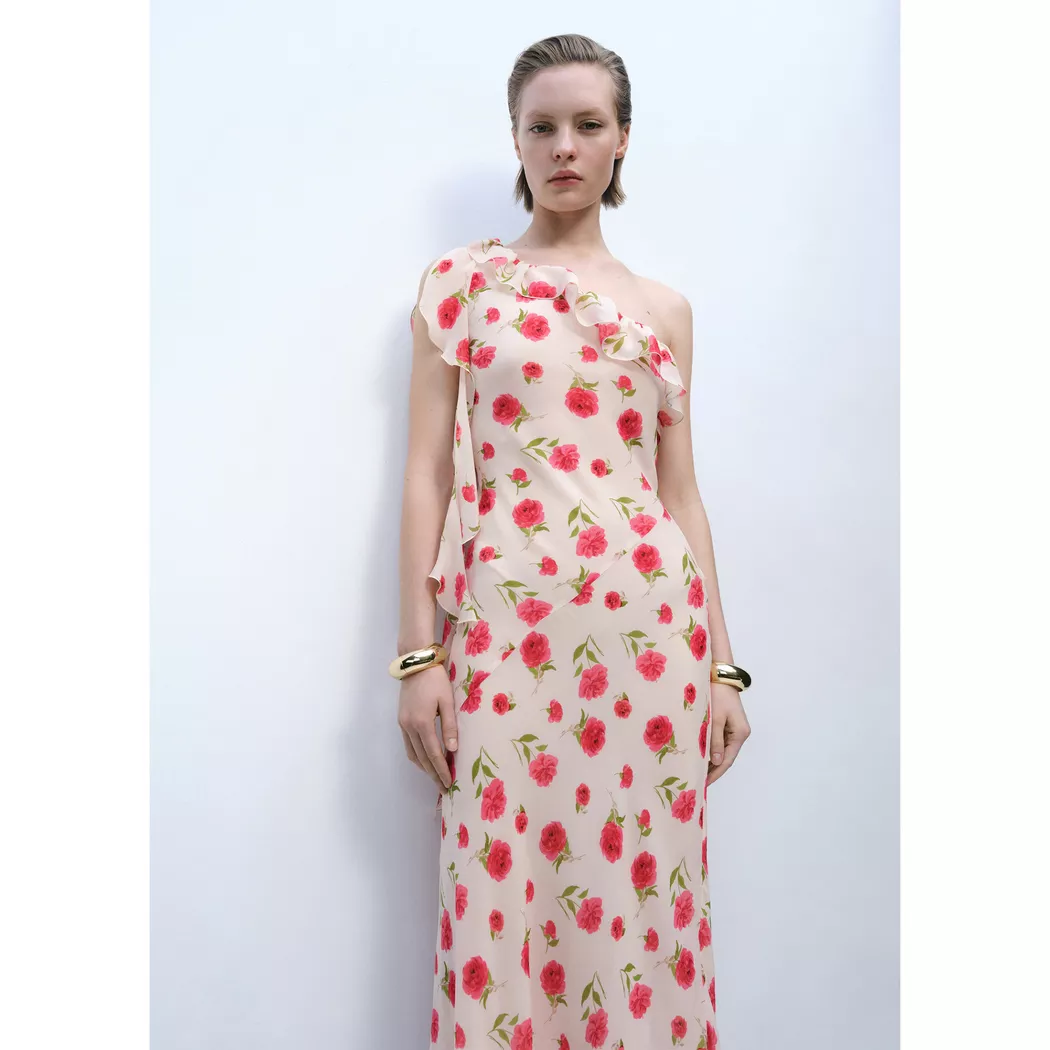 Mango - Kleid, für Damen, Café, Größe XL