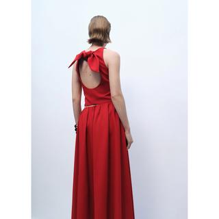 MANGO Top senza maniche girocollo con dettaglio fiocco  