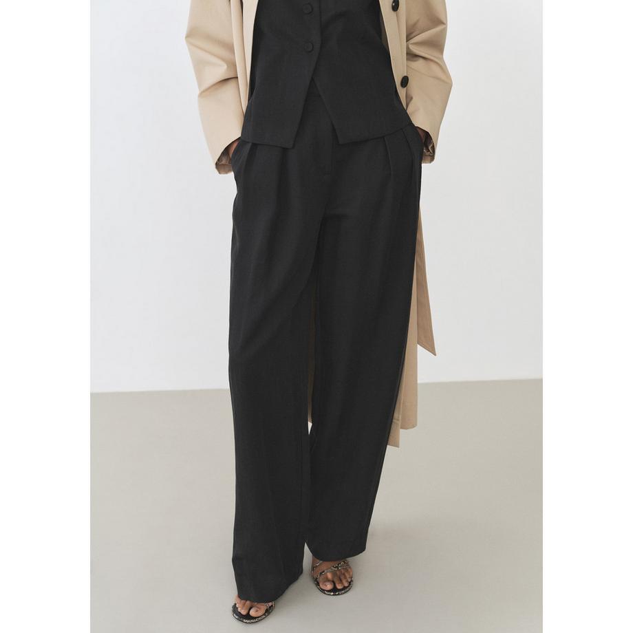 MANGO Pantaloni da Abito Straight Fit  