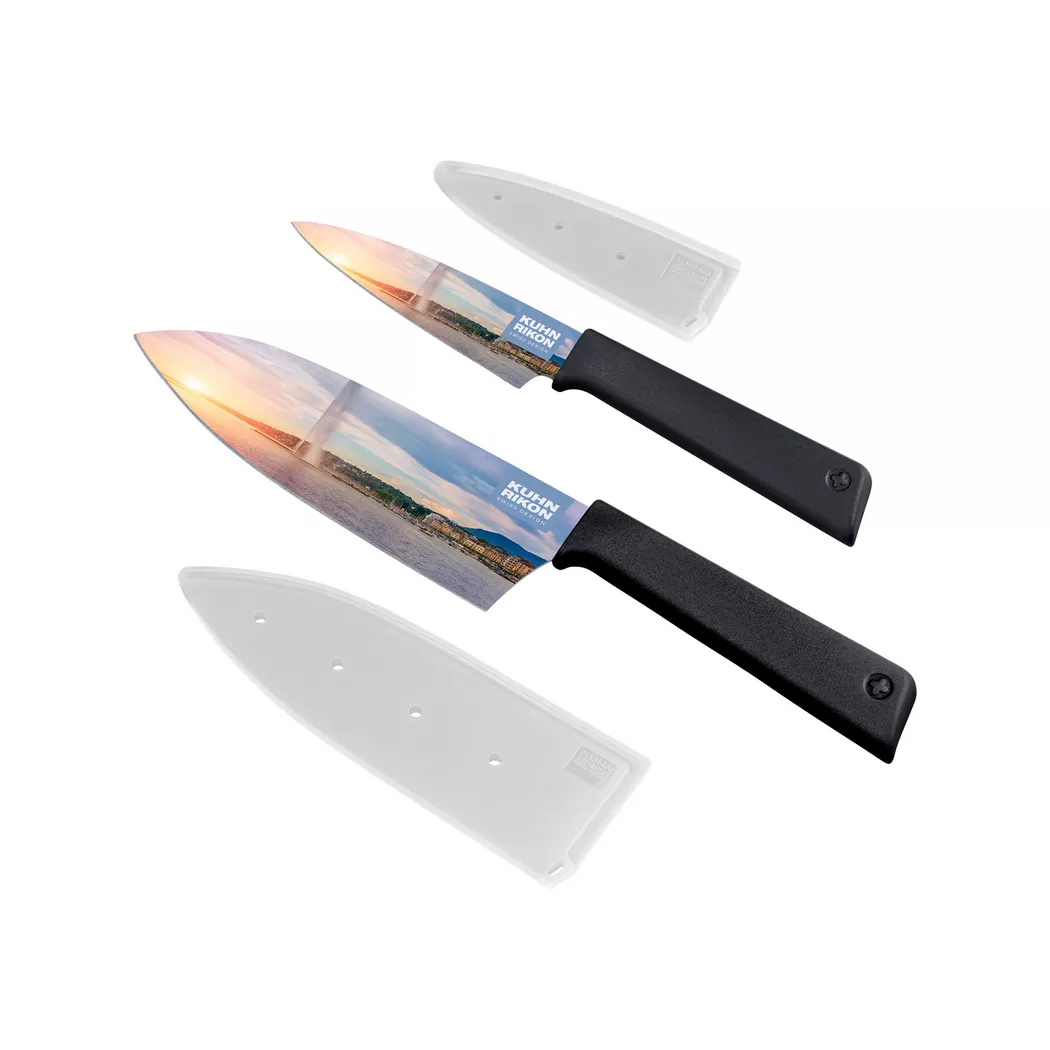 Kuhn Rikon - Messer-Set, Set, Black