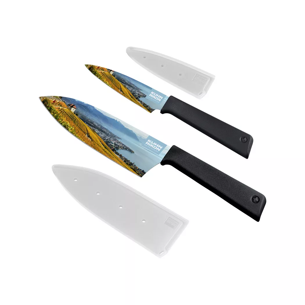 Kuhn Rikon - Messer-Set, Set, Black