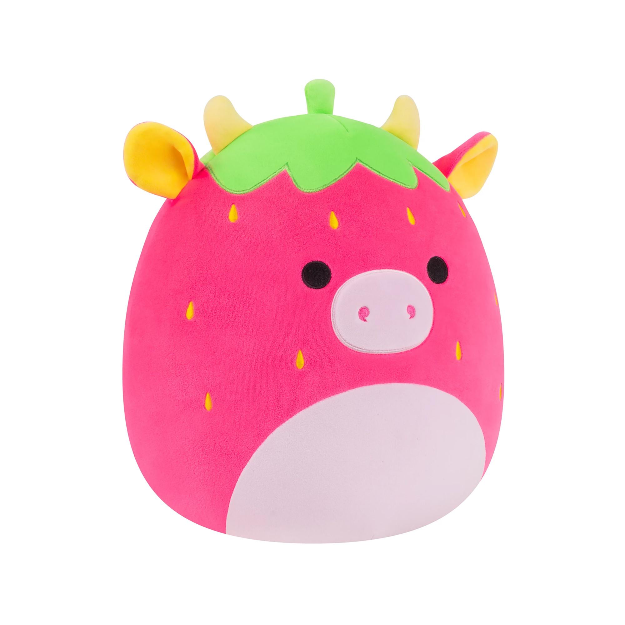 Squishmallows  Cleary die pinke Erdbeerkuh 