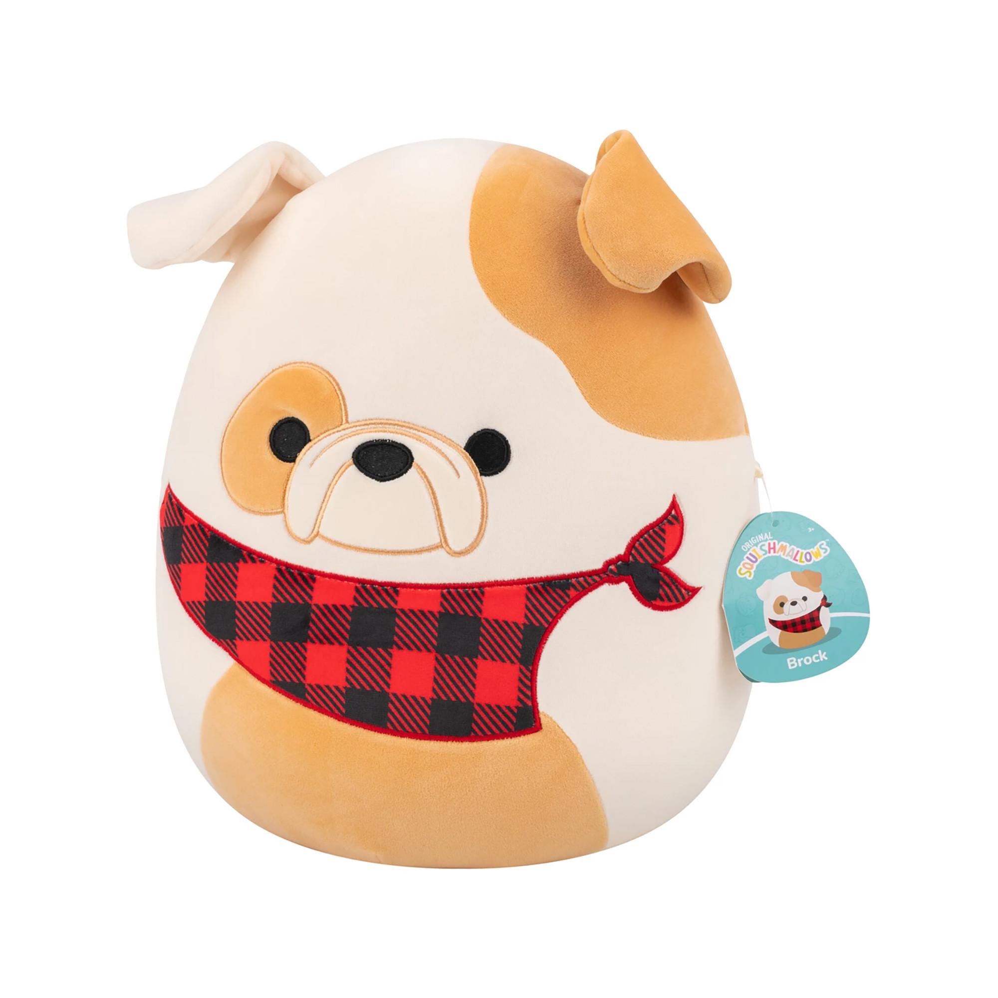 Squishmallows  Bulldog con bandana 