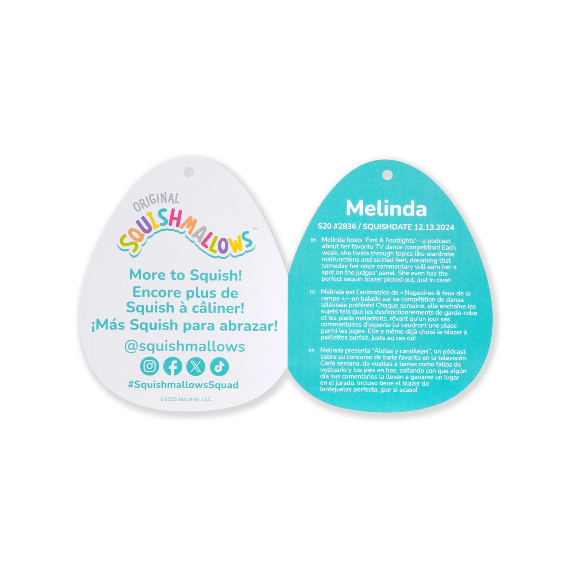 Squishmallows  Blaugestreifter Katzenfisch Melinda 