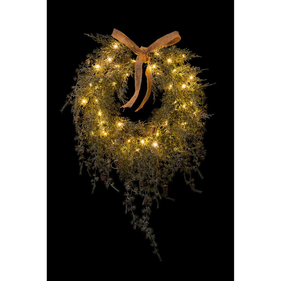 STT LED Weihnachtsdekoration Türkranz 50 LED 