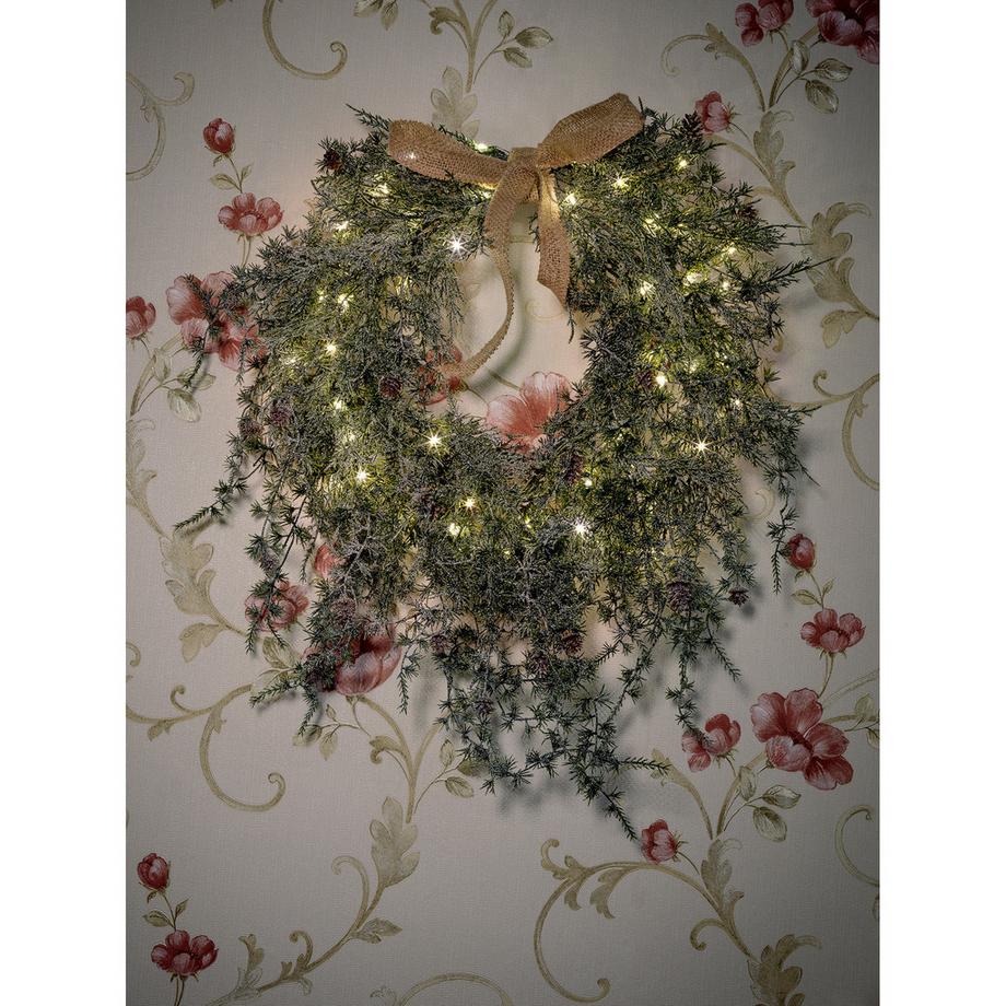 STT LED Weihnachtsdekoration Türkranz 50 LED 