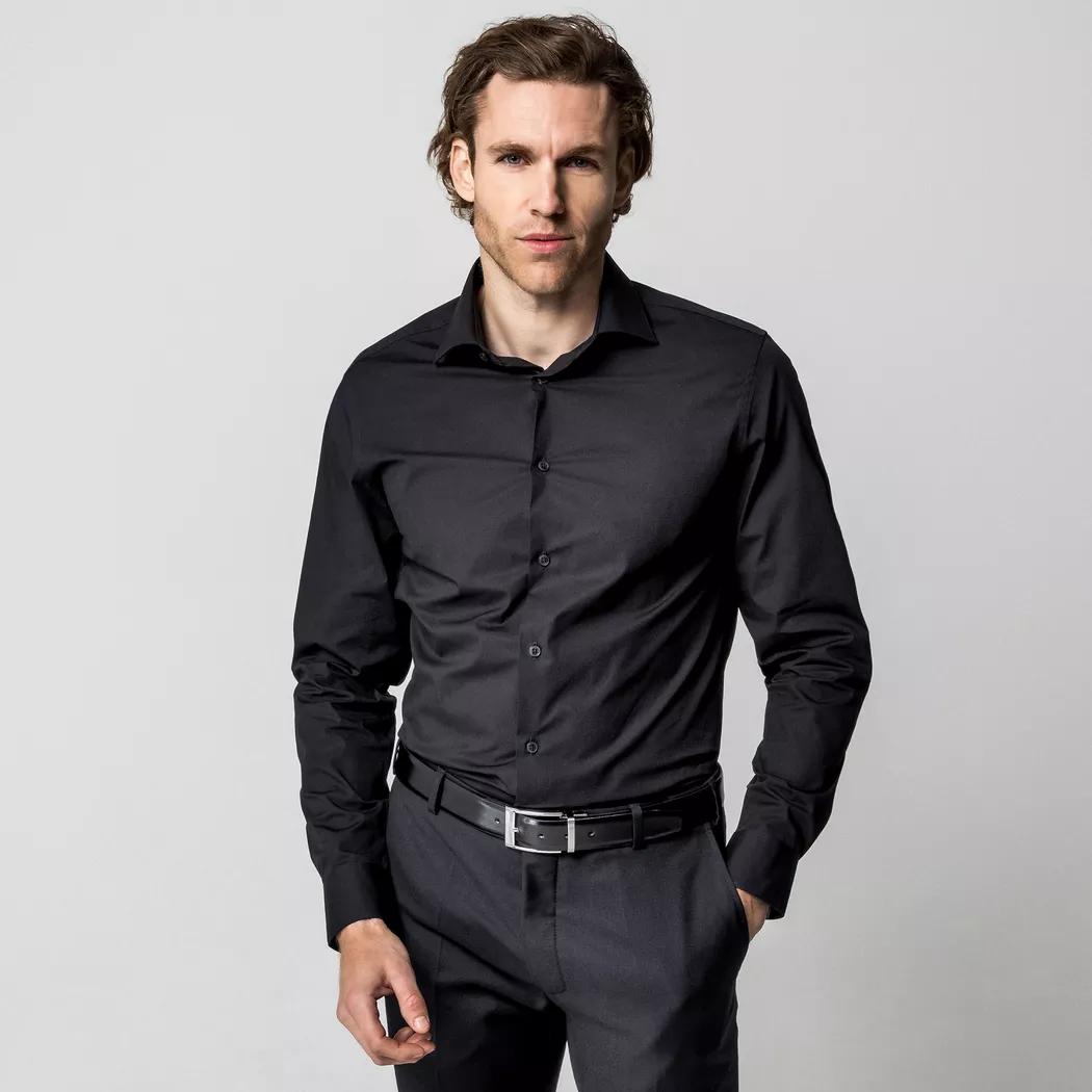 Calvin KLEIN Hemden, für Herren, Black, Größe 44