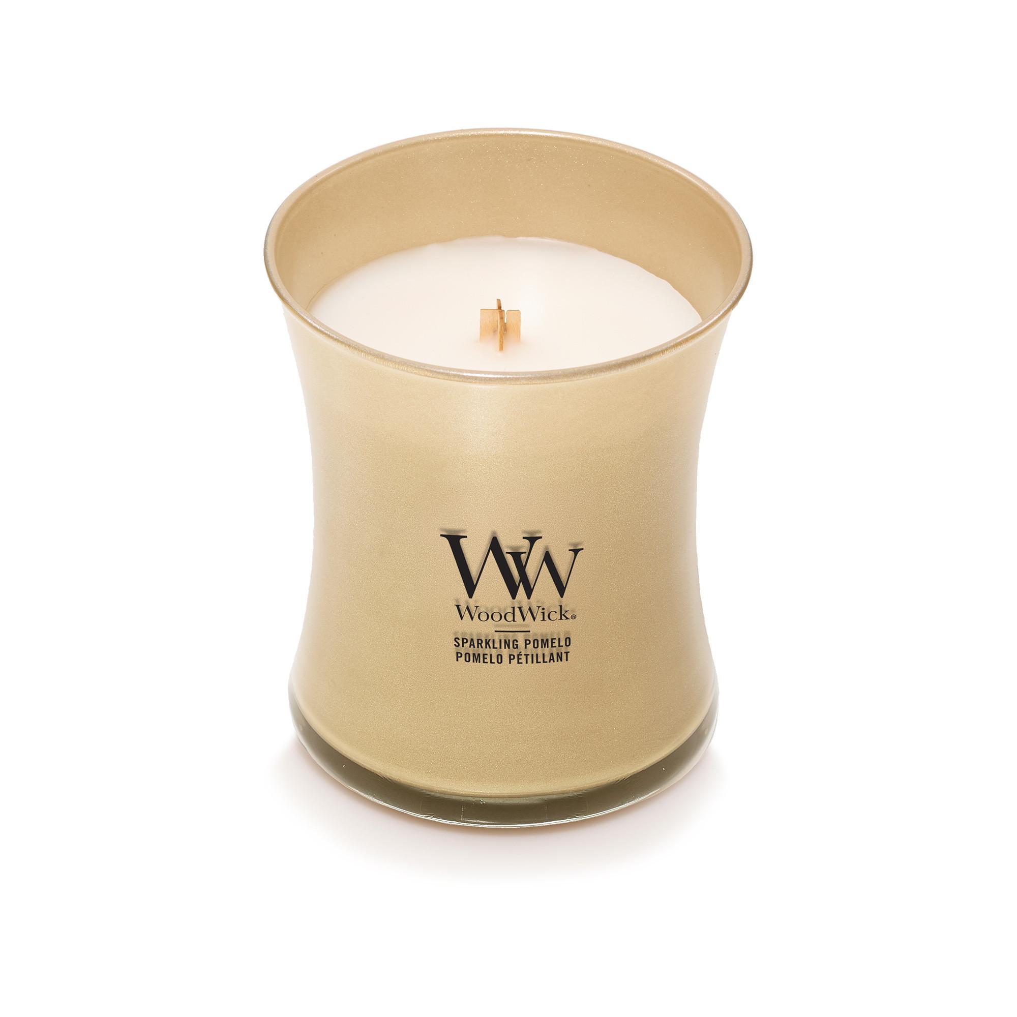 WoodWick Candela profumata in vetro Precious Metals 