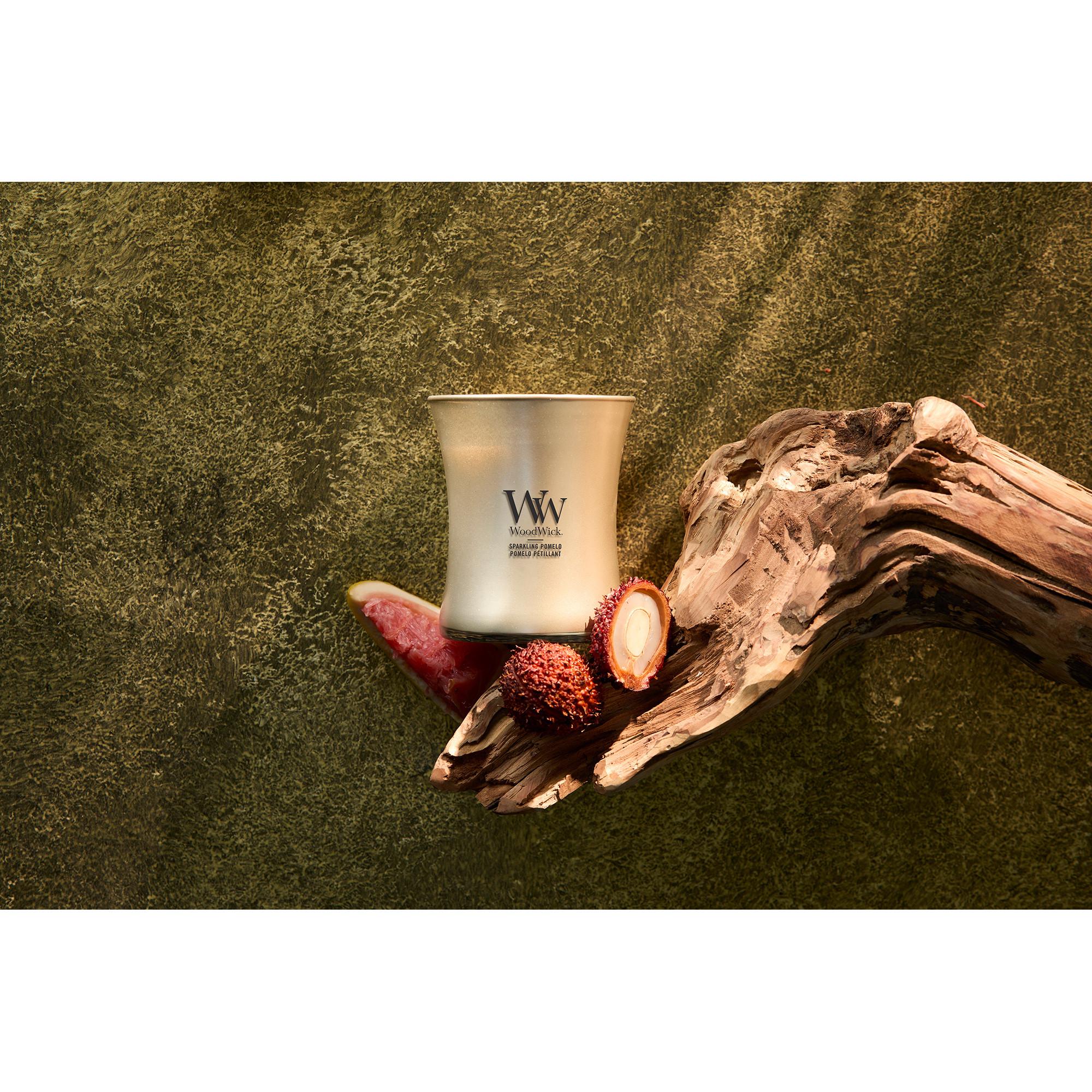 WoodWick Candela profumata in vetro Precious Metals 